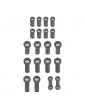 B6.4 13mm Shock Rod End Set
