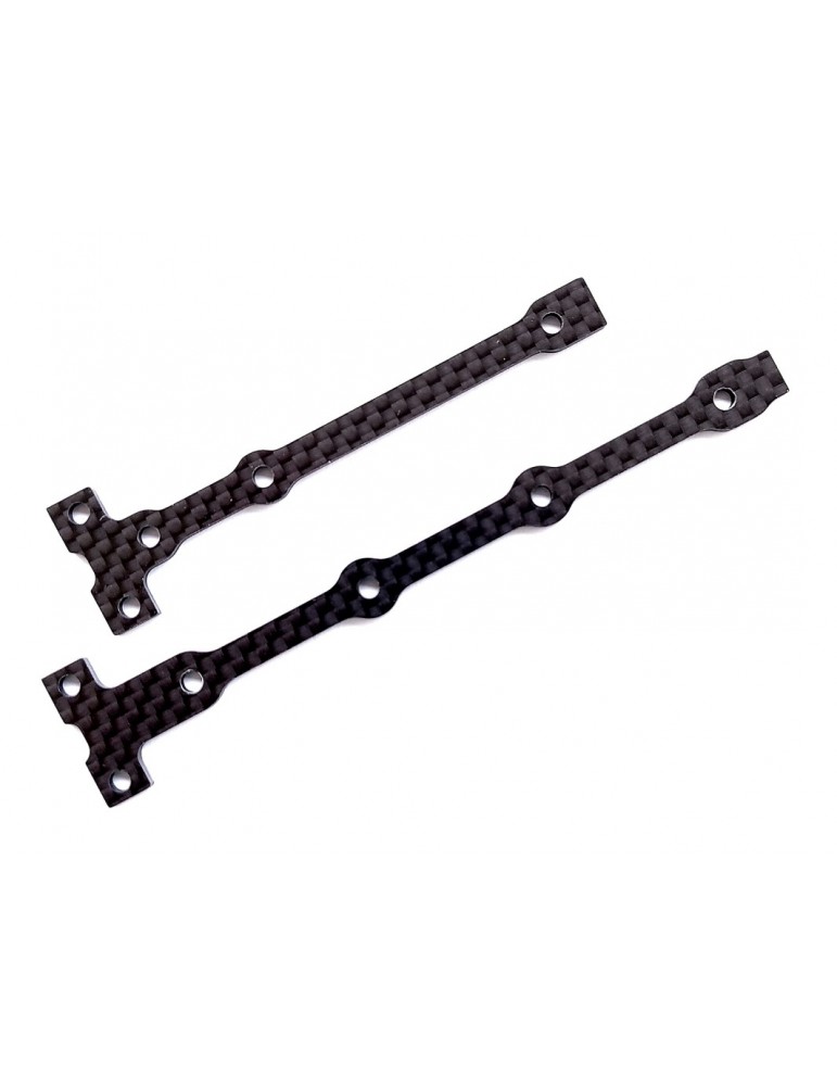 B74.1 FT Flex Chassis Brace Support Set, 2.0mm, carbon fiber