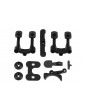 B74.2 Rear Body Mount, Wing Mounts, Bumper, Fan Mount