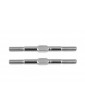 Turnbuckles, 3.5x45mm, steel