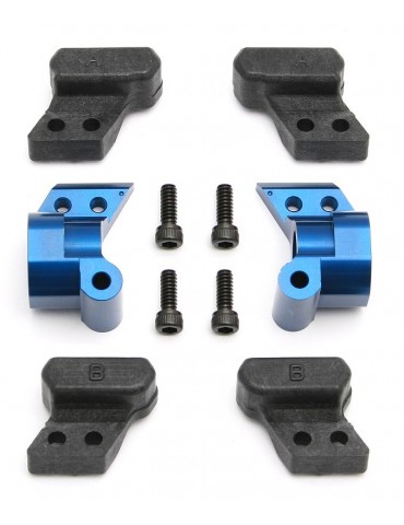 B44 Factory Team Aluminum Hubs, 0 deg.
