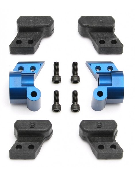 B44 Factory Team Aluminum Hubs, 0 deg.
