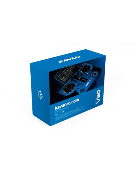 KAVAN V20 Blue 24 kanalų RC siųstuvas su telemetrija