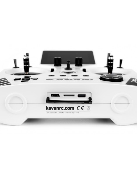 KAVAN V15 White 24 kanalų RC siųstuvas su ETHOS ir telemetrija