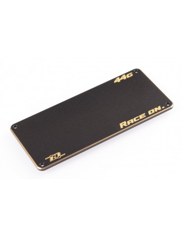 B6.4 | T6.4 | SC6.4 | B7 Heavy ESC Mounting Plate (Brass | 44g)