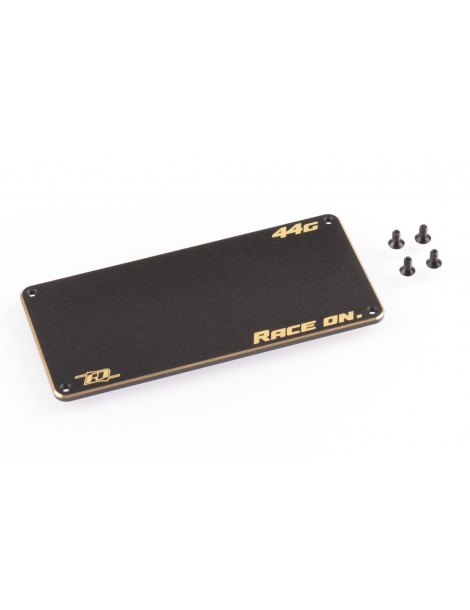 B6.4 | T6.4 | SC6.4 | B7 Heavy ESC Mounting Plate (Brass | 44g)