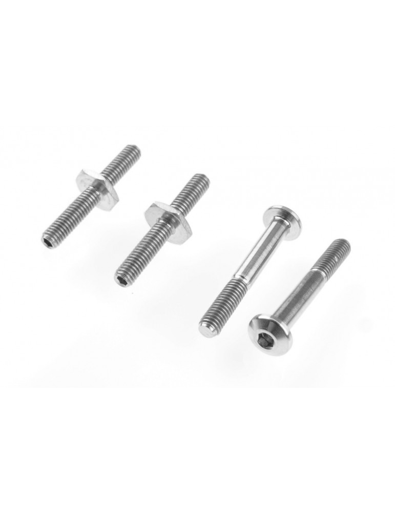 B7 Titanium Lower Shock Mount Set