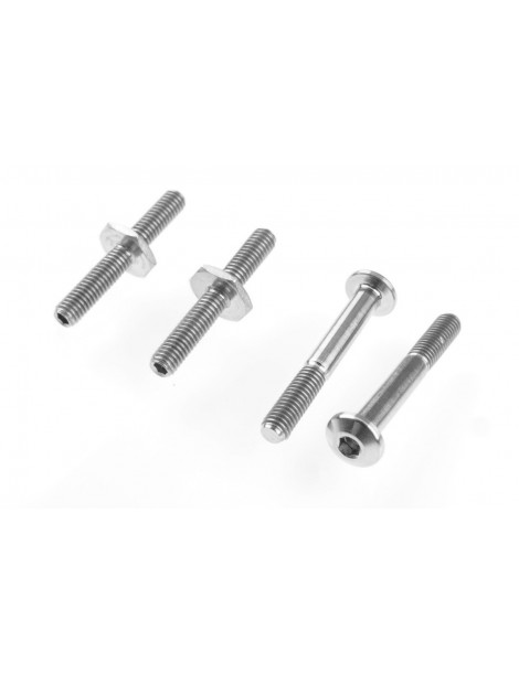 B7 Titanium Lower Shock Mount Set