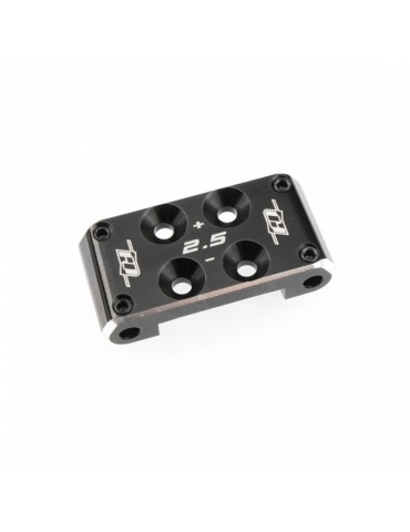 B7 Aluminium Bulkhead +/-2.5 (black)