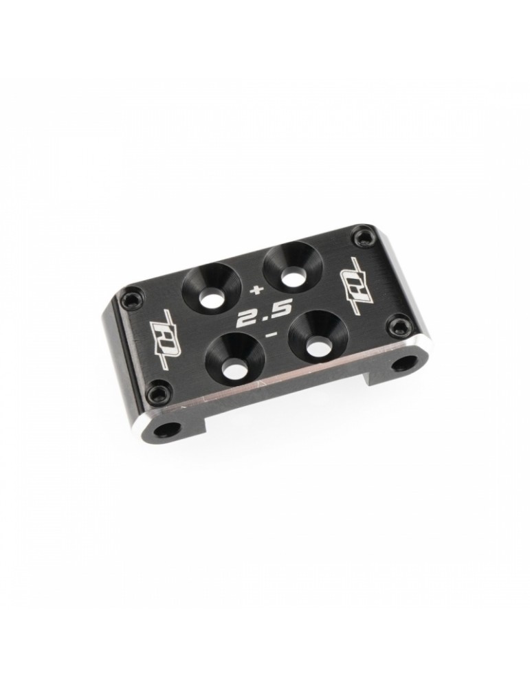 B7 Aluminium Bulkhead +/-2.5 (black)