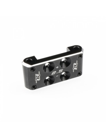 B7 Aluminium Bulkhead +/-2.5 (black)