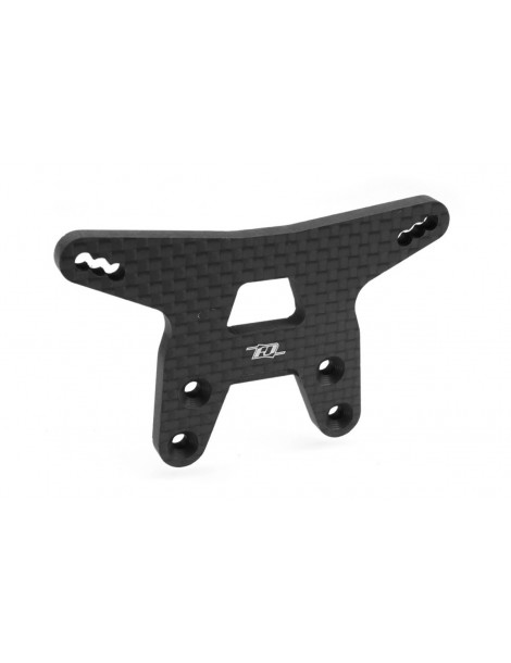 B7 LCG Front Shock Tower Carbon Fiber (For High-Grip tracks)