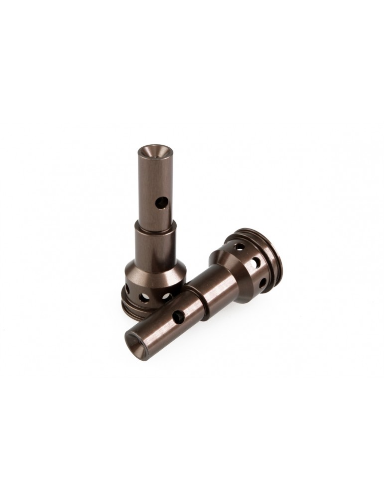 Ultimate RC8 light alum CVD rear stub axle (2 pcs)