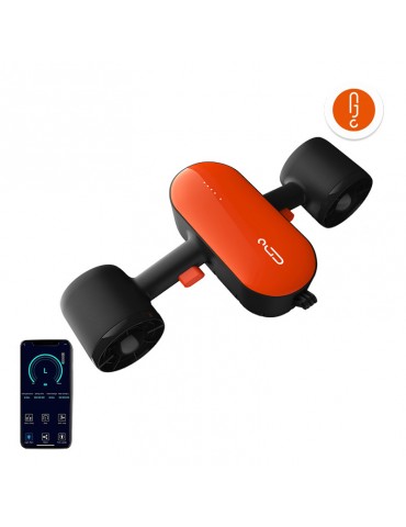 Geneinno S2 povandeninis skuteris (juodas/oranžinis)