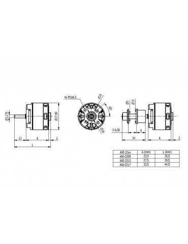 AXI 2217/12 V3 Brushless