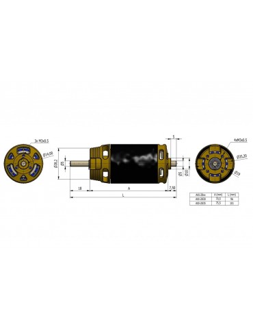 AXI 2835/10 V3 LONG Brushless