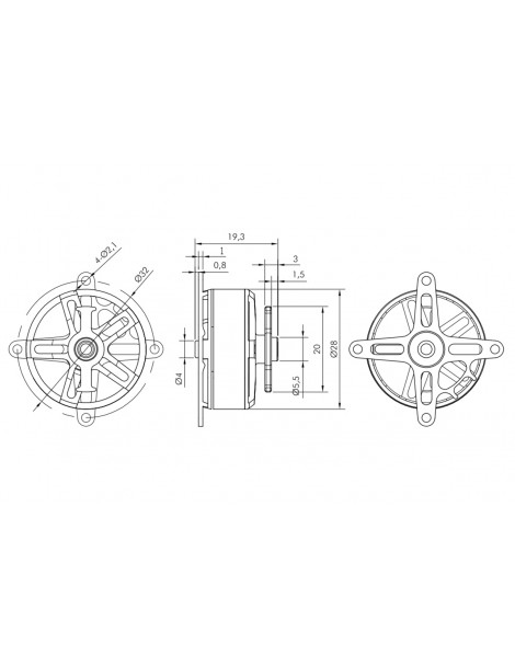 KAVAN Brushless Motor PRO 2813-1500