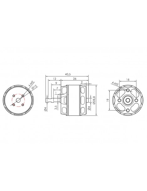 KAVAN Brushless Motor PRO 2826-1200