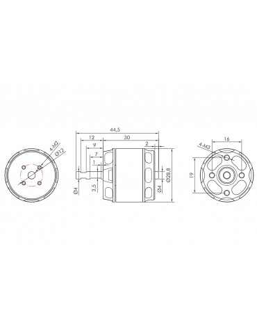 KAVAN Brushless Motor PRO 2830-1100