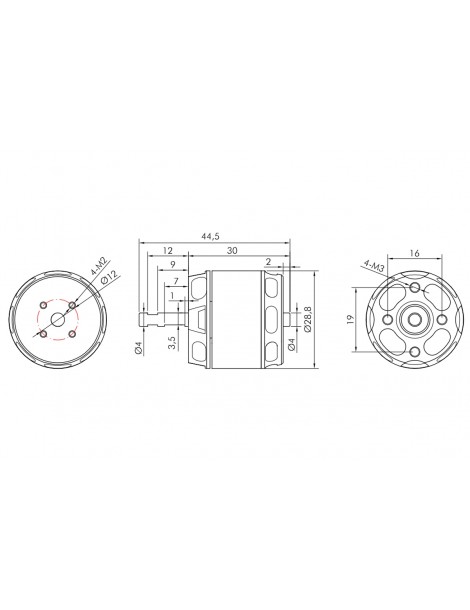 KAVAN Brushless Motor PRO 2830-1100
