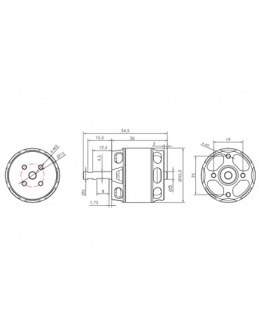 KAVAN Brushless Motor PRO 3536-1000