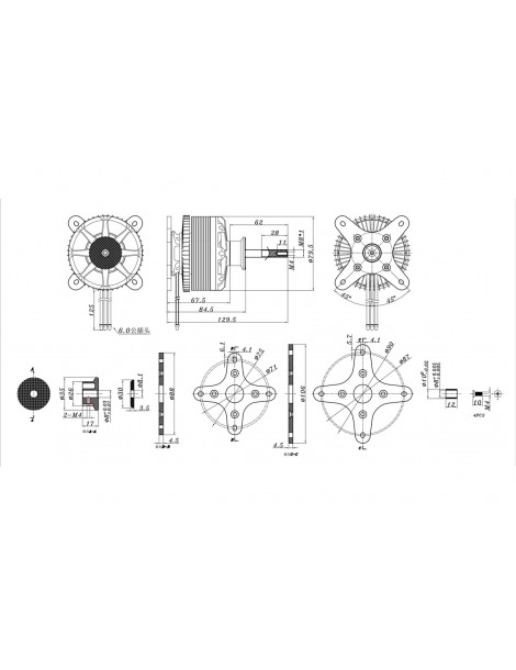 KAVAN Brushless Motor PRO 8050-195