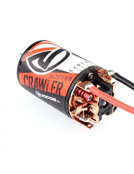 RUDDOG Crawler 550 20T 5-Slot Brushed Motor