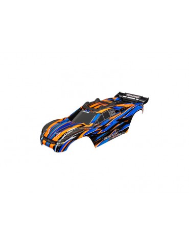 Traxxas Body, Rustler 4X4 VXL, orange (clipless)
