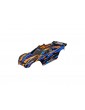 Traxxas Body, Rustler 4X4 VXL, orange (clipless)
