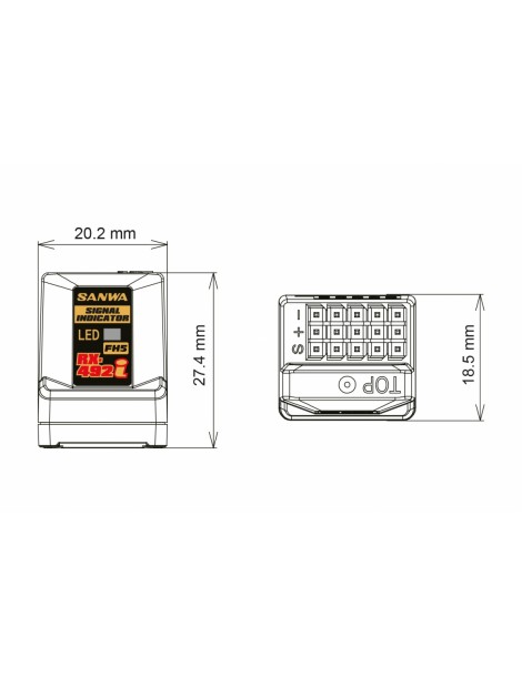 Imtuvas RX-492i FH5 4 kanalų Sanwa – CyborgShop
