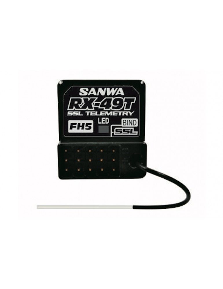 RX-49T (FH5/FH5U) Waterproof Telemetry Receiver