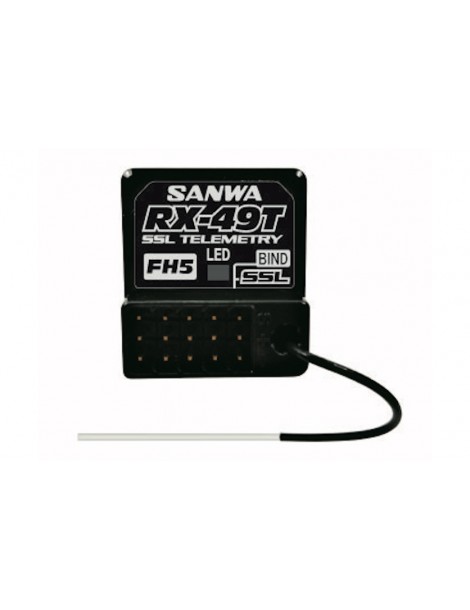 RX-49T (FH5/FH5U) Waterproof Telemetry Receiver
