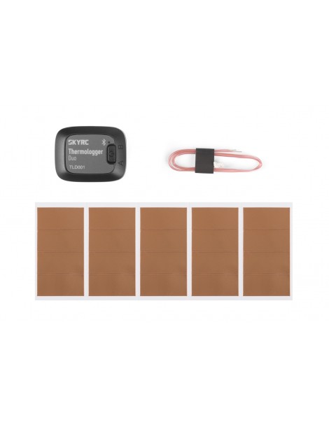 SKYRC TLD001 Thermologger Duo tai išmanus Bluetooth temperatūros duomenų registratorius