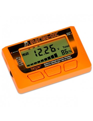 Battery Voltage Capacity Checker + servo tester