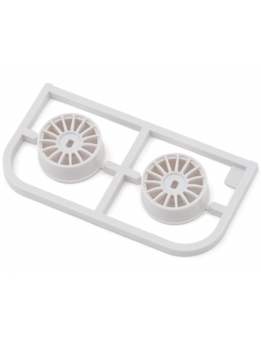 Wheel Set Kyosho Mini-Z AWD Narrow 0 Offset (2) White