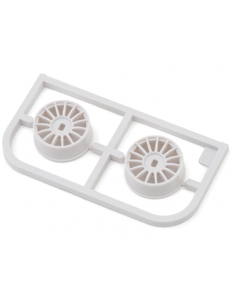 Wheel Set Kyosho Mini-Z AWD Narrow 0 Offset (2) White