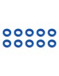 Ballstud Washers, 5.5x3.0x1.0 mm, blue aluminum
