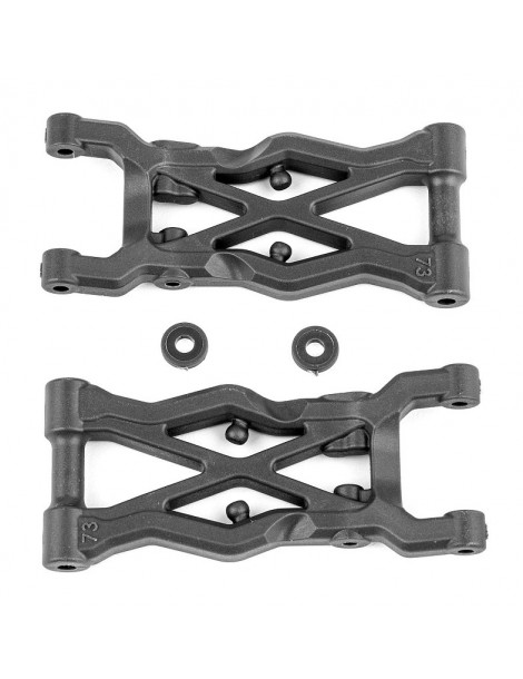 B6.3 FT Rear Suspension Arms 73mm, carbon fiber