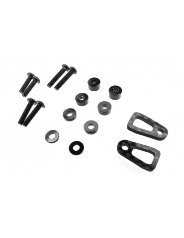 B84 Carbon Fiber Battery Mount Set
