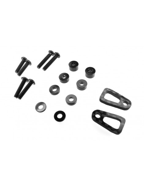 B84 Carbon Fiber Battery Mount Set