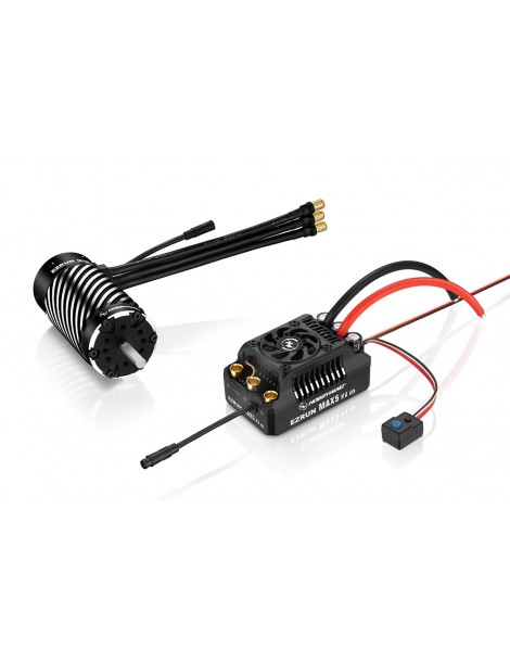 ESC MAX5 HV G2 250A su 56118SD 650kV varikliu Hobbywing CyborgShop