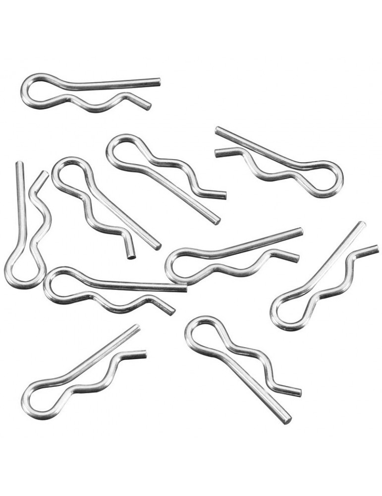 Body Clip 6mm Black (10)