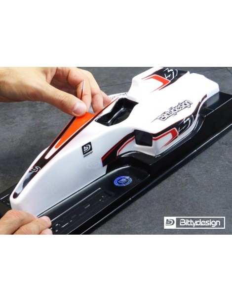 TYPE-6R 1/10 F1 clear body