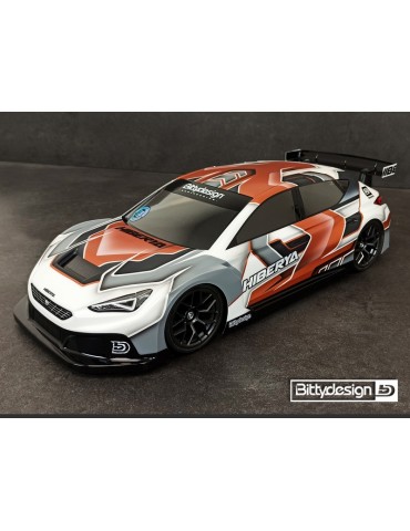 Bittydesign HYBERIA 1/10 clear body 190mm (for FWD)