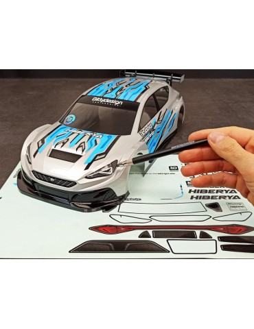 Bittydesign HYBERIA 1/10 clear body 190mm (for FWD)