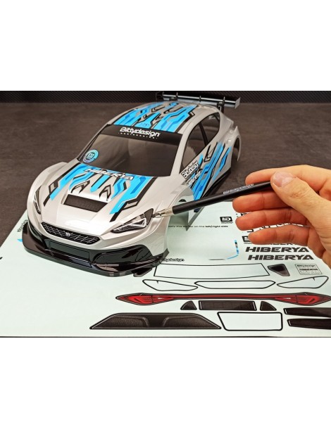 Bittydesign HYBERIA 1/10 clear body 190mm (for FWD)