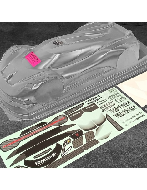 ARES-1 1/10 GT 190mm clear body