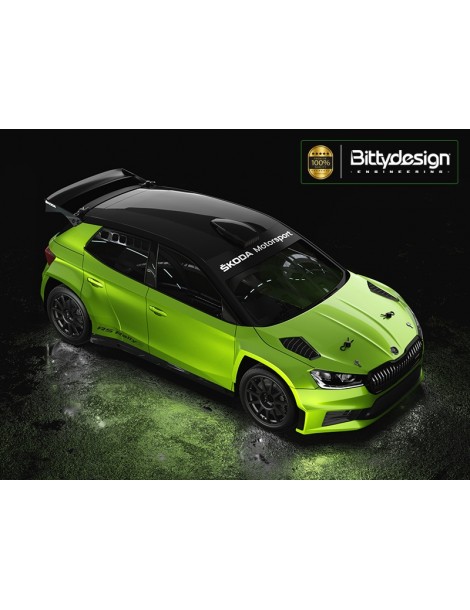 SKODA Fabia RS Rally2 1/10 190mm rally clear body