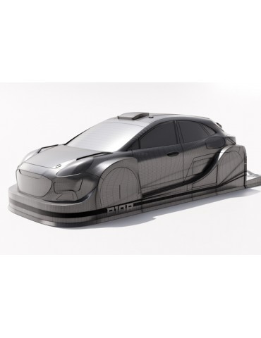 RC kėbulas P10R 1/10 190 mm rally skaidrus – CyborgShop