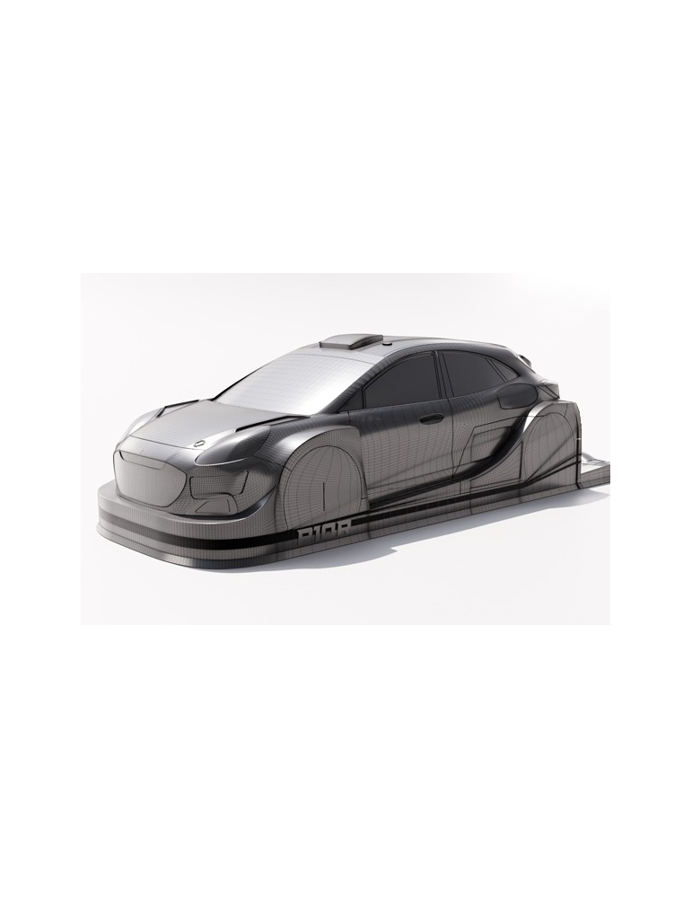 RC kėbulas P10R 1/10 190 mm rally skaidrus – CyborgShop